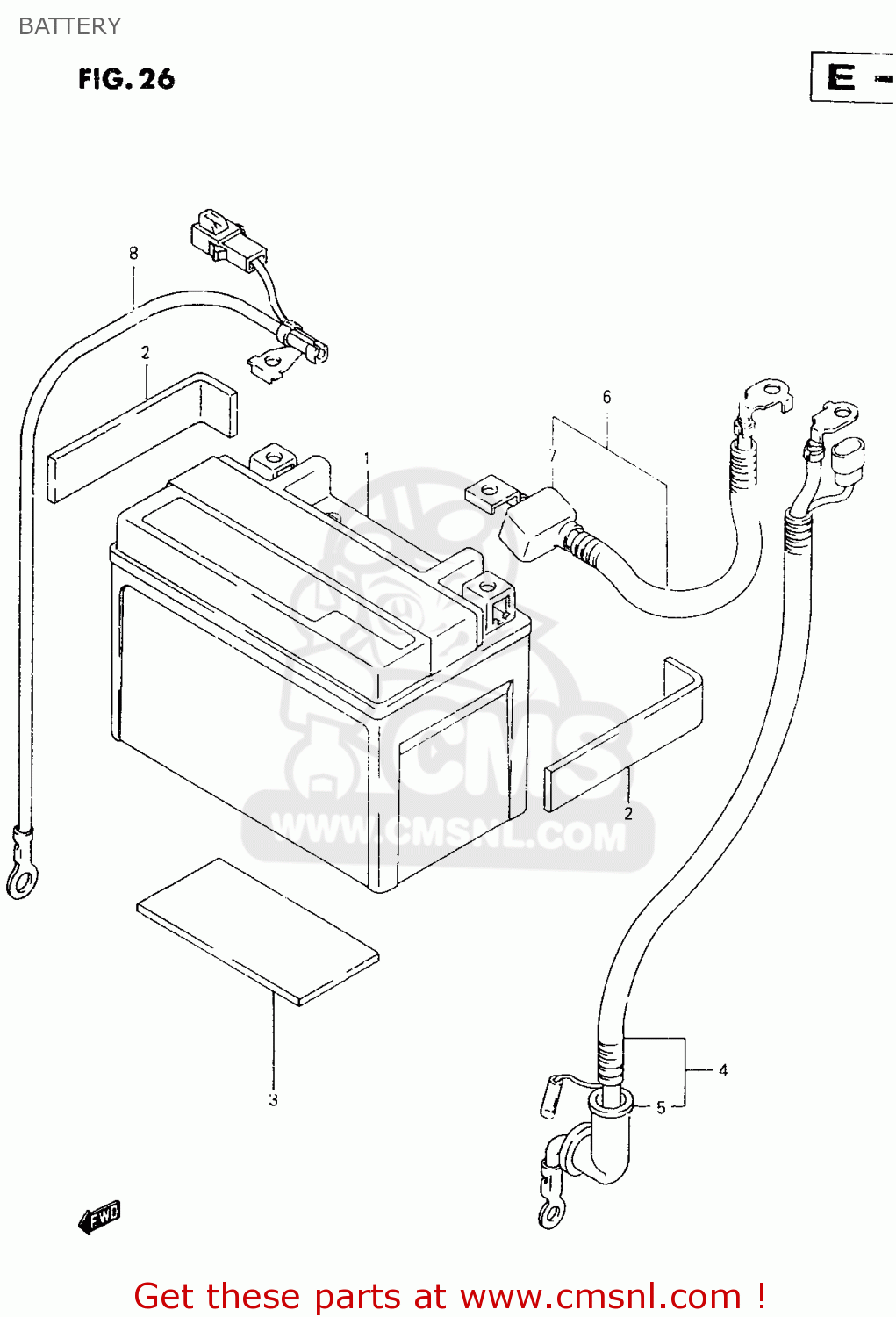 BATTERY VZ800 1997 (V) (E02 E04 E17 E18 E22 E24 E25 E34) / P37