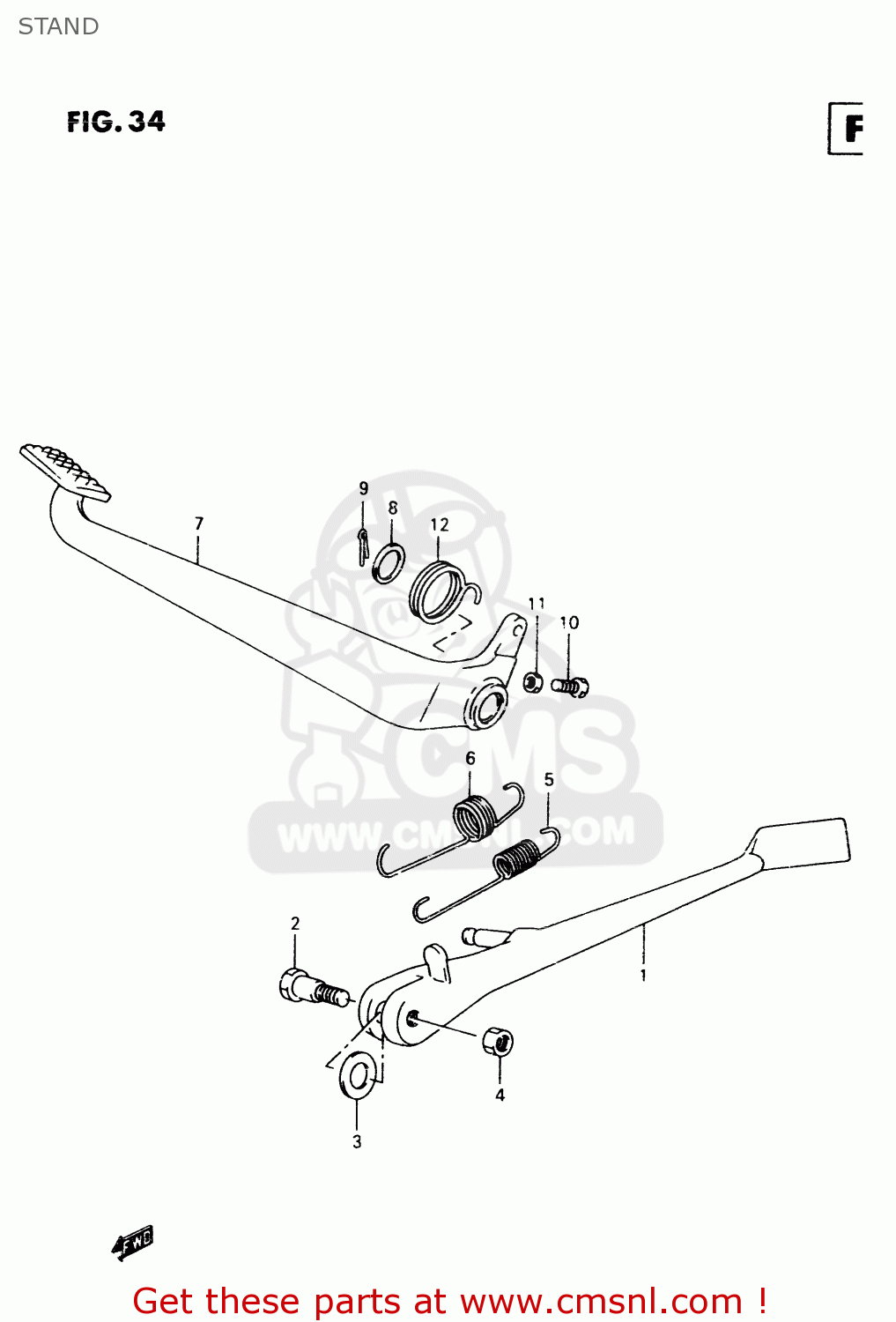 STAND VZ800 1997 (V) (E02 E04 E17 E18 E22 E24 E25 E34) / P37