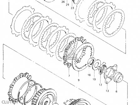 CLUTCH - VZ800 1997 (V) (E02 E04 E17 E18 E22 E24 E25 E34) / P37