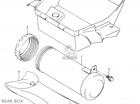 REAR BOX - VZ800 1997 (V) (E02 E04 E17 E18 E22 E24 E25 E34) / P37