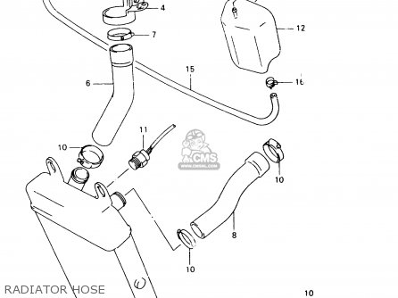 RADIATOR HOSE - VZ800 1998 (W) (E02 E04 E17 E18 E22 E24 E25 E34) / P37