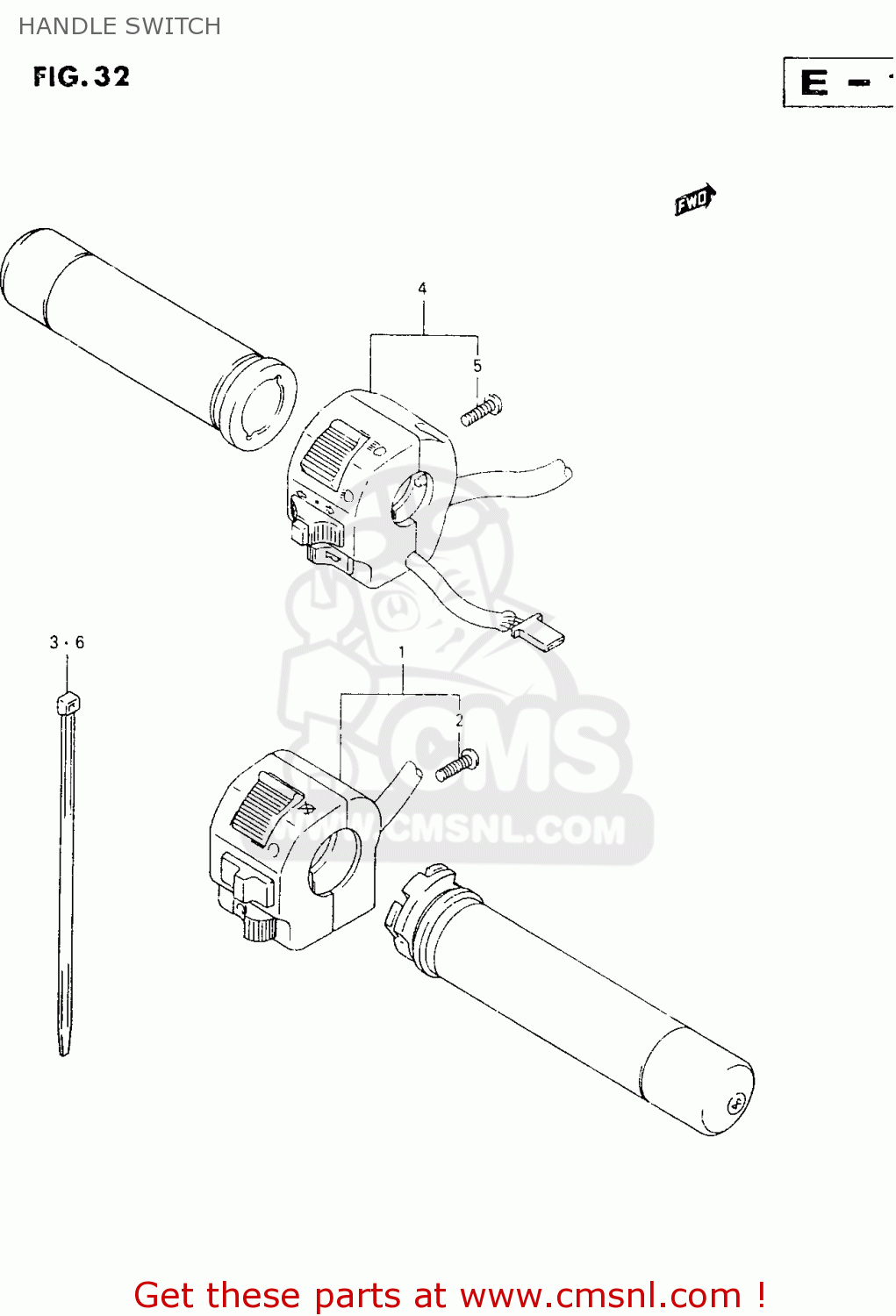 HANDLE SWITCH VZ800 1999 (X)