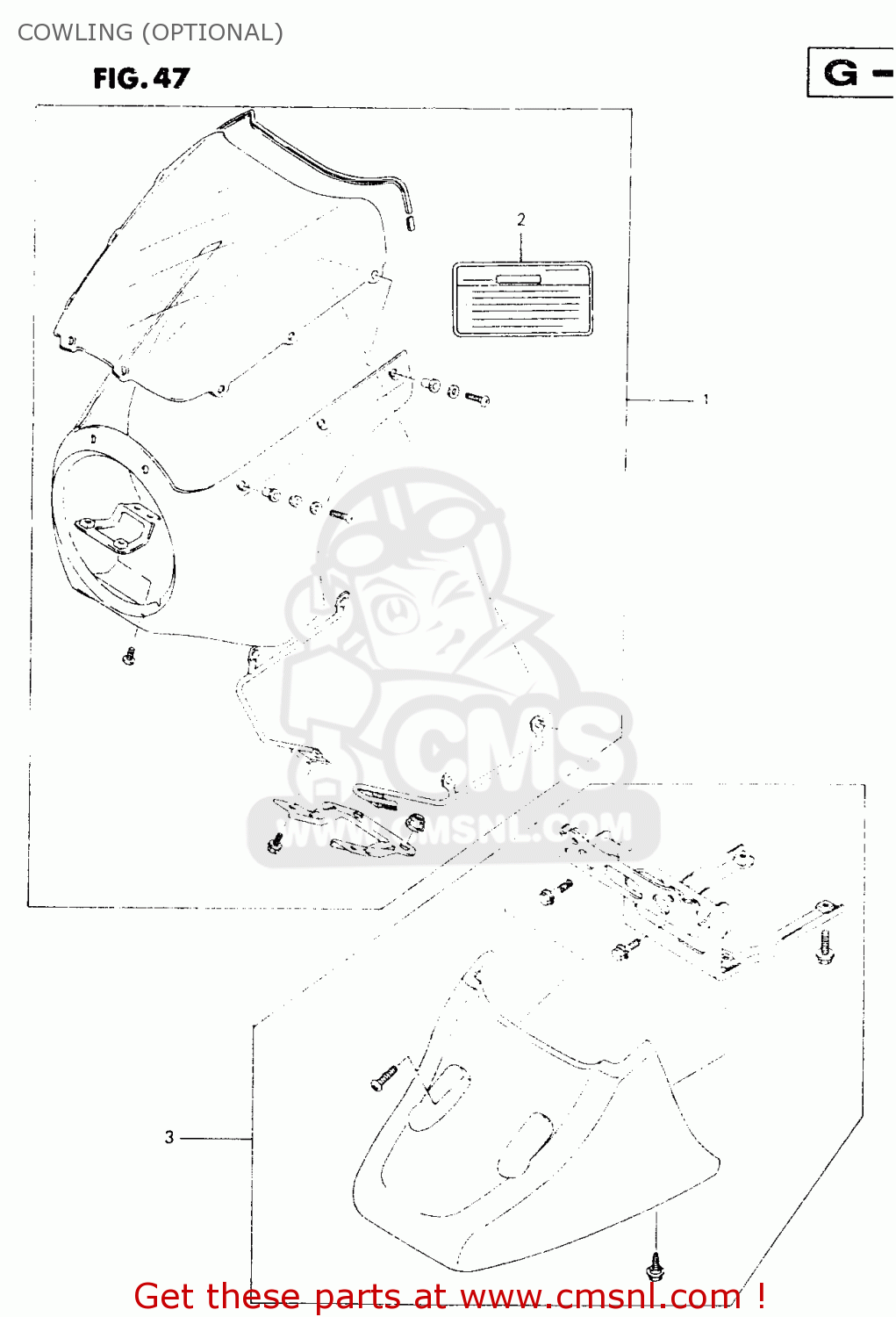 COWLING (OPTIONAL) VZ800 1999 (X)