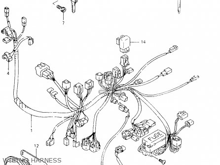 WIRING HARNESS - VZ800 1999 (X)