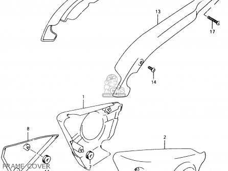 FRAME COVER - VZ800 1999 (X)