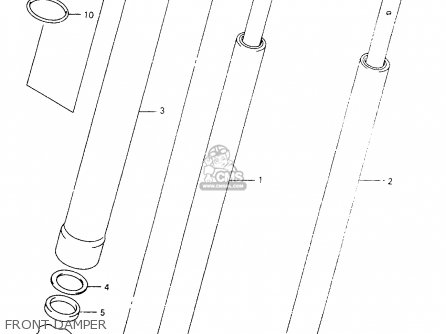 FRONT DAMPER - VZ800 1999 (X)