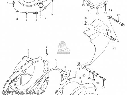 CRANKCASE COVER - VZ800 1999 (X)
