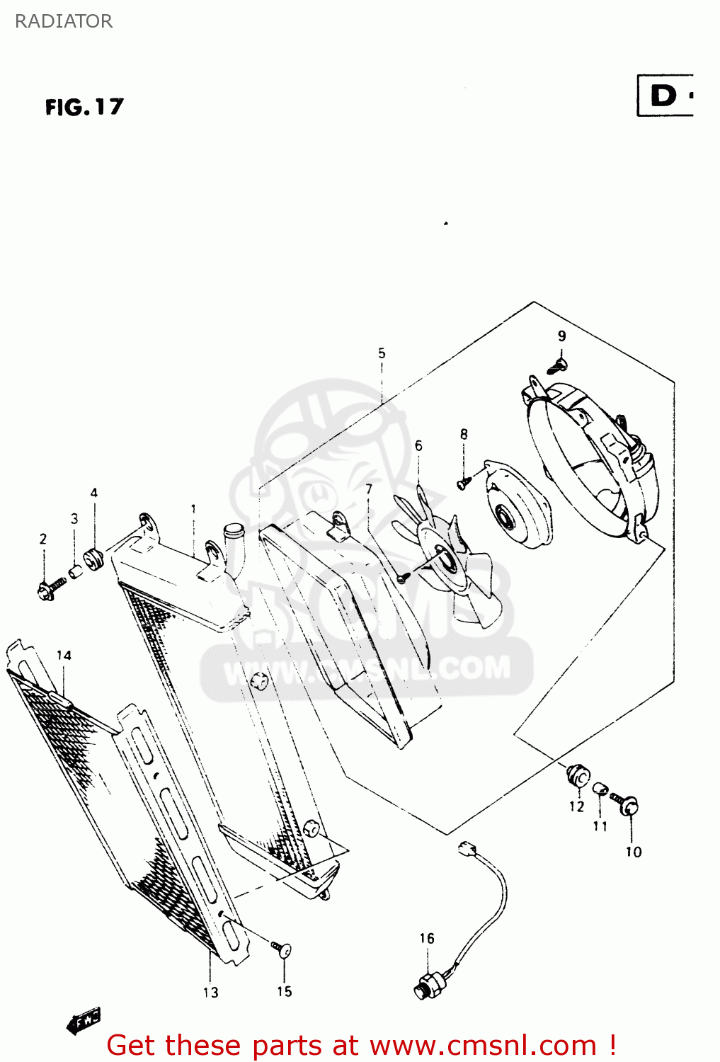 RADIATOR VZ800 2000 (Y)
