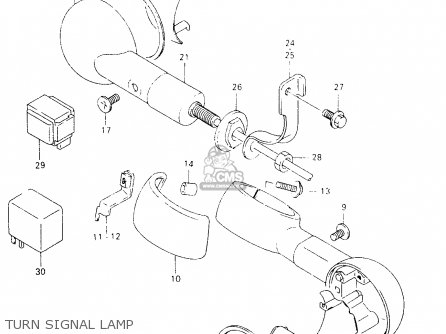 TURN SIGNAL LAMP - VZ800 2000 (Y)