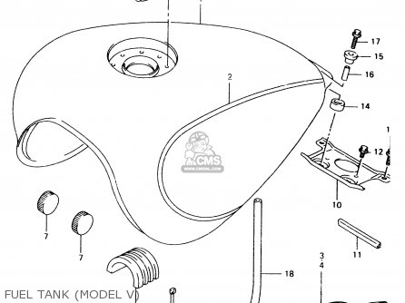 FUEL TANK (MODEL V) - VZ800 2000 (Y)