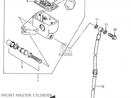 FRONT MASTER CYLINDER - VZ800 2000 (Y)
