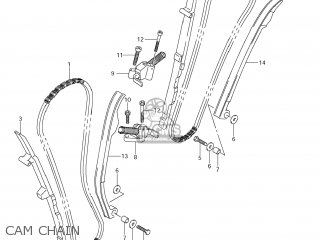 CAM CHAIN - VZ800 BOULEVARD M50 2005 (K5) USA (E03) BOULEVARDM50 BOULEVARD-M