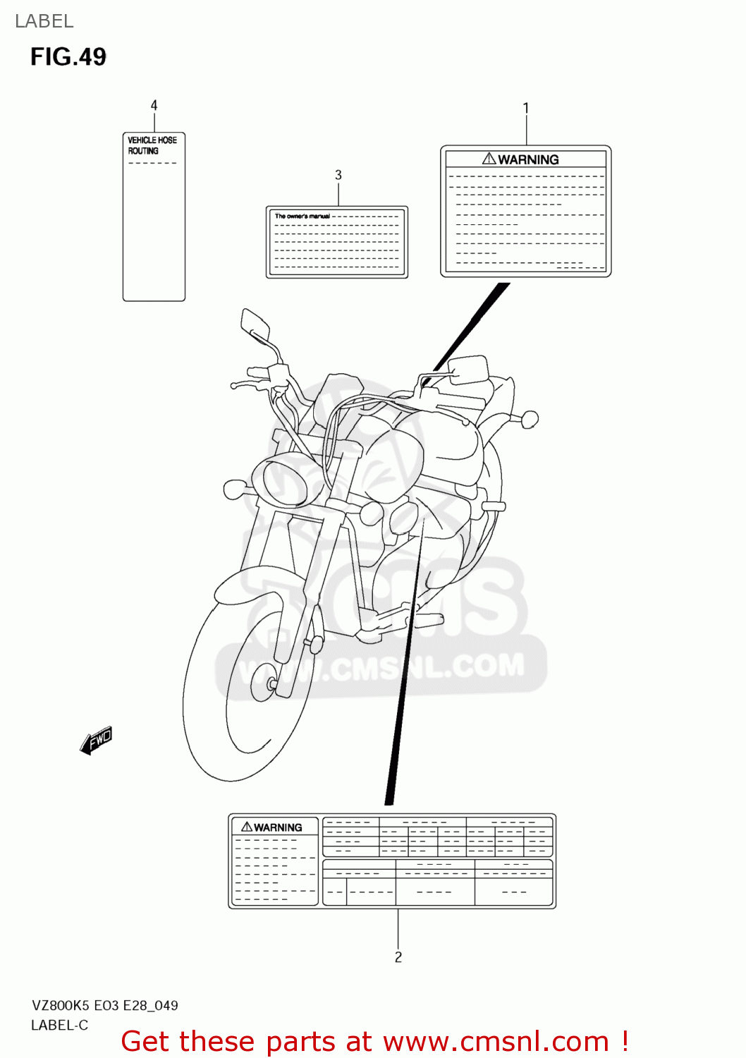 LABEL VZ800 BOULEVARD M50 2007 (K7) USA CALIFORNIA (E03 E33)