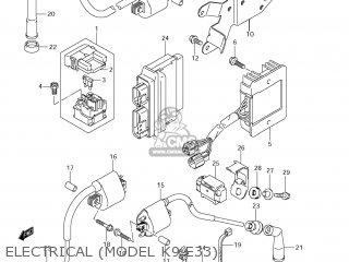 ELECTRICAL (MODEL K9 E33) - VZ800 BOULEVARD M50 2008 (K8) USA CALIFORNIA (E03 E33)