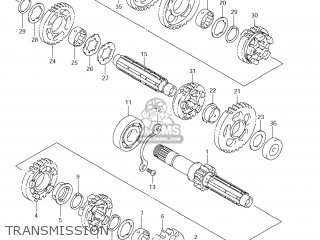 TRANSMISSION - VZ800 BOULEVARD M50 2008 (K8) USA CALIFORNIA (E03 E33)