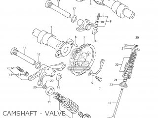 CAMSHAFT - VALVE - VZ800 BOULEVARD M50 2009 (K9) USA CALIFORNIA (E03 E33)