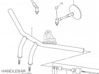 HANDLEBAR - VZ800 MARAUDER 1997 (V) USA (E03)