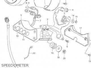 SPEEDOMETER - VZ800 MARAUDER 1997 (V) USA (E03)