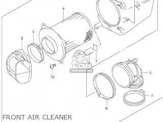 FRONT AIR CLEANER - VZ800 MARAUDER 1998 (W) USA (E03)