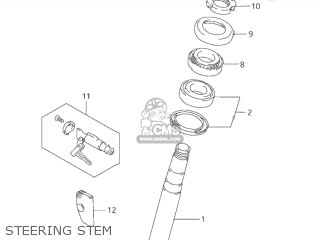 STEERING STEM - VZ800 MARAUDER 1998 (W) USA (E03)