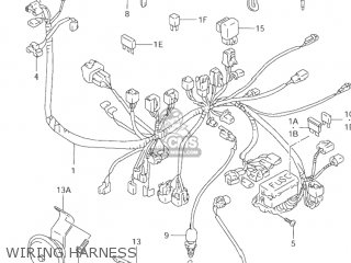 WIRING HARNESS - VZ800 MARAUDER 1998 (W) USA (E03)