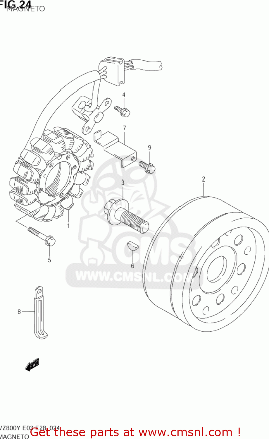 MAGNETO VZ800 MARAUDER 1999 (X) USA (E03)