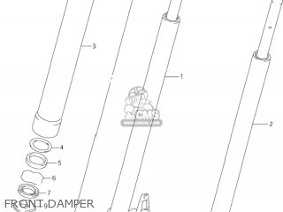 FRONT DAMPER - VZ800 MARAUDER 1999 (X) USA (E03)
