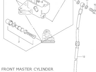 FRONT MASTER CYLINDER - VZ800 MARAUDER 1999 (X) USA (E03)
