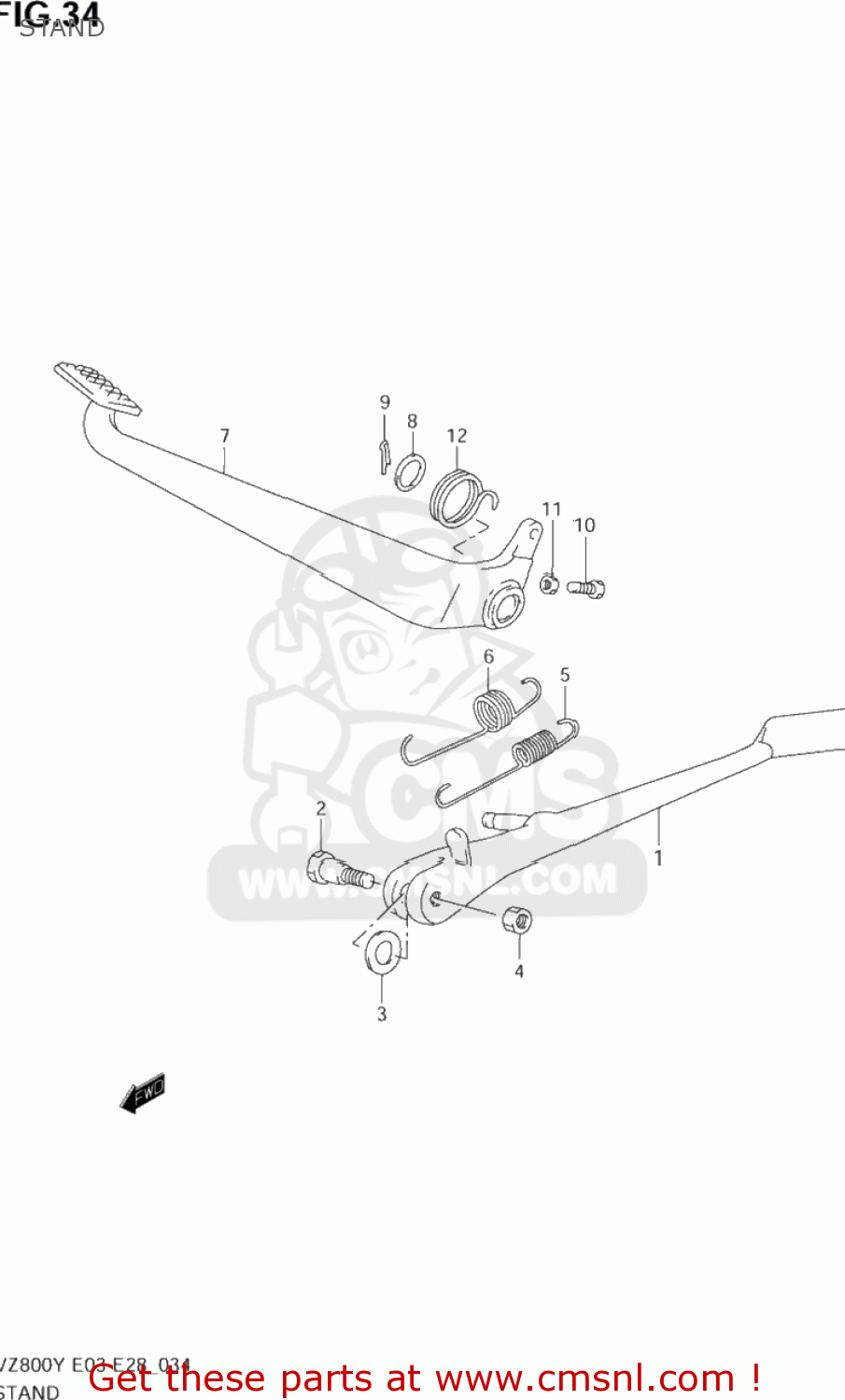 STAND VZ800 MARAUDER 2000 (Y) USA (E03)