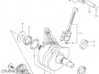 CRANKSHAFT - VZ800 MARAUDER 2000 (Y) USA (E03)