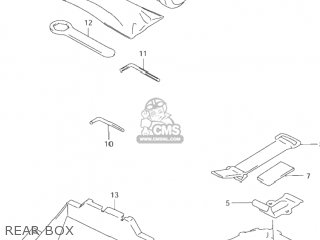 REAR BOX - VZ800 MARAUDER 2000 (Y) USA (E03)