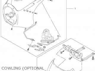 COWLING (OPTIONAL - VZ800 MARAUDER 2001 (K1) USA (E03)