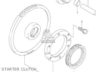 STARTER CLUTCH - VZ800 MARAUDER 2001 (K1) USA (E03)