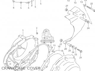 CRANKCASE COVER - VZ800 MARAUDER 2003 (K3) USA (E03)