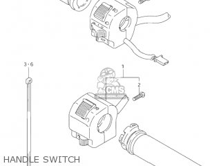 HANDLE SWITCH - VZ800 MARAUDER 2003 (K3) USA (E03)