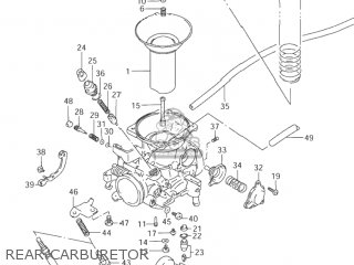 REAR CARBURETOR - VZ800 MARAUDER 2003 (K3) USA (E03)