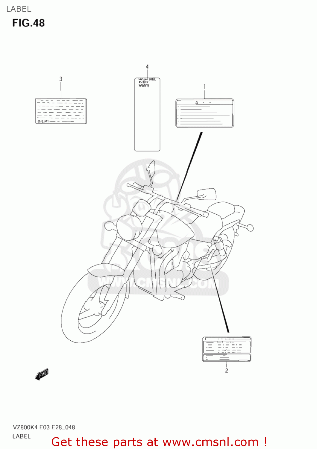 LABEL VZ800 MARAUDER 2004 (K4) USA (E03)