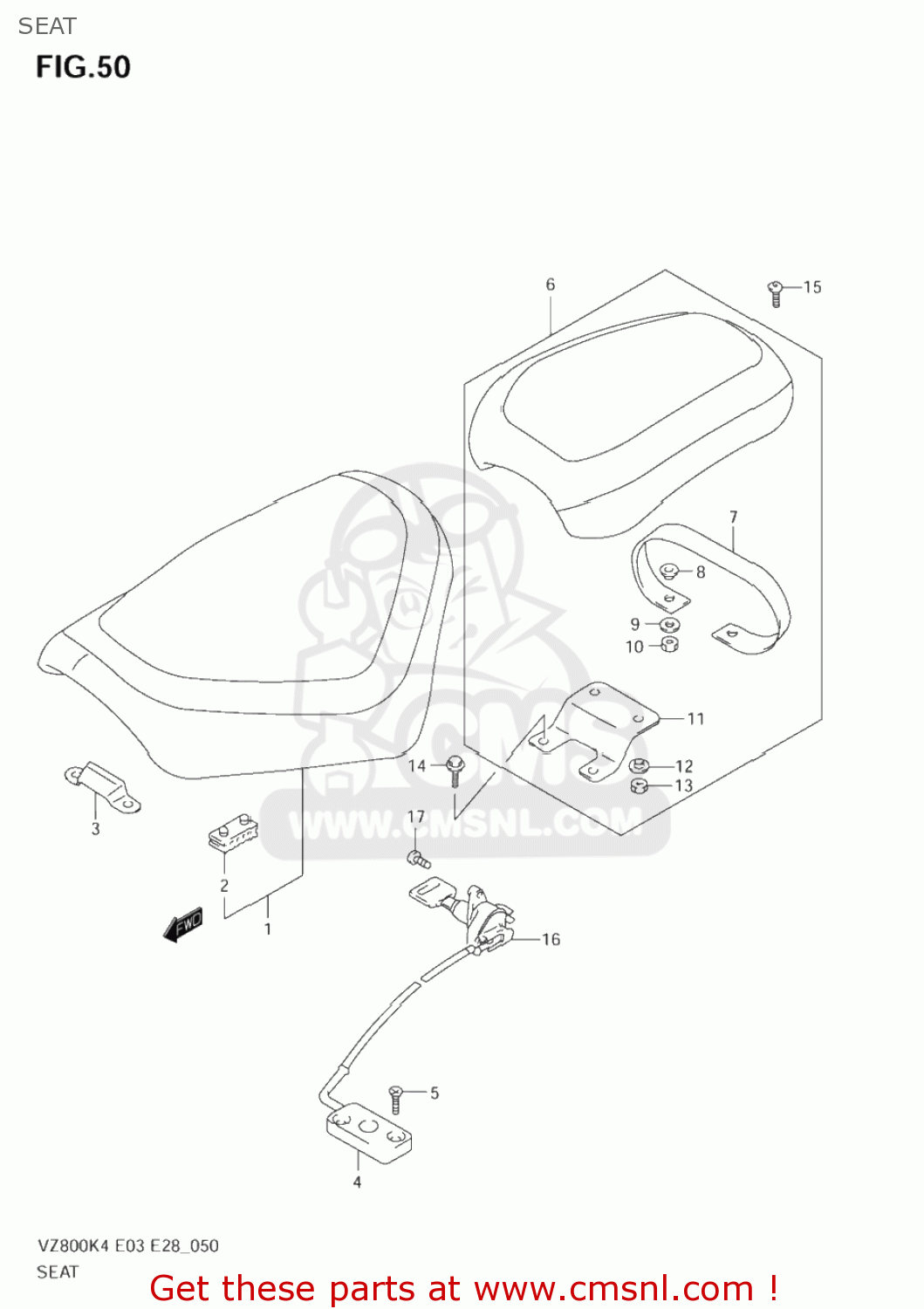 SEAT VZ800 MARAUDER 2004 (K4) USA (E03)