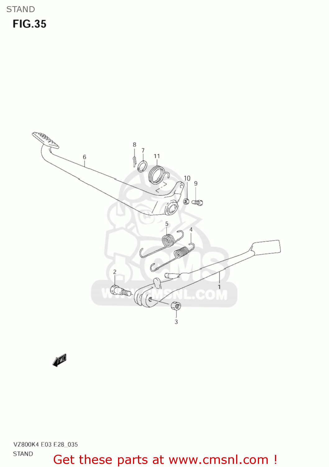 STAND VZ800 MARAUDER 2004 (K4) USA (E03)
