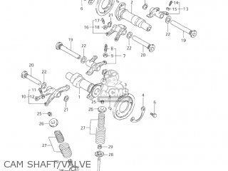 CAM SHAFT/VALVE - VZ800 MARAUDER 2004 (K4) USA (E03)