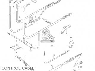 CONTROL CABLE - VZ800 MARAUDER 2004 (K4) USA (E03)
