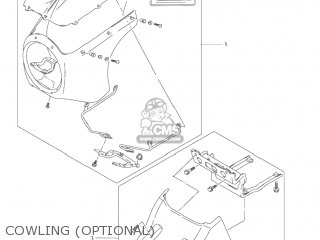 COWLING (OPTIONAL) - VZ800 MARAUDER 2004 (K4) USA (E03)