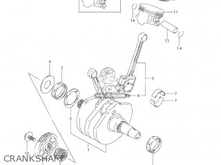 CRANKSHAFT - VZ800 MARAUDER 2004 (K4) USA (E03)