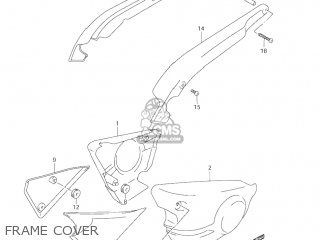 FRAME COVER - VZ800 MARAUDER 2004 (K4) USA (E03)