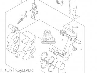FRONT CALIPER - VZ800 MARAUDER 2004 (K4) USA (E03)