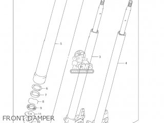 FRONT DAMPER - VZ800 MARAUDER 2004 (K4) USA (E03)