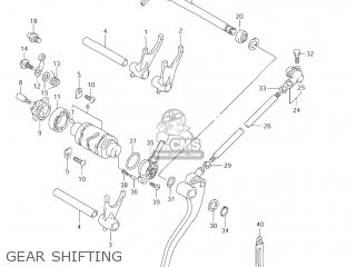 GEAR SHIFTING - VZ800 MARAUDER 2004 (K4) USA (E03)