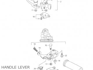 HANDLE LEVER - VZ800 MARAUDER 2004 (K4) USA (E03)