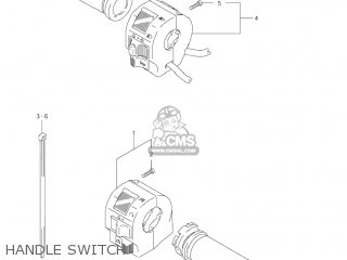 HANDLE SWITCH - VZ800 MARAUDER 2004 (K4) USA (E03)