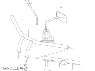 HANDLEBAR - VZ800 MARAUDER 2004 (K4) USA (E03)